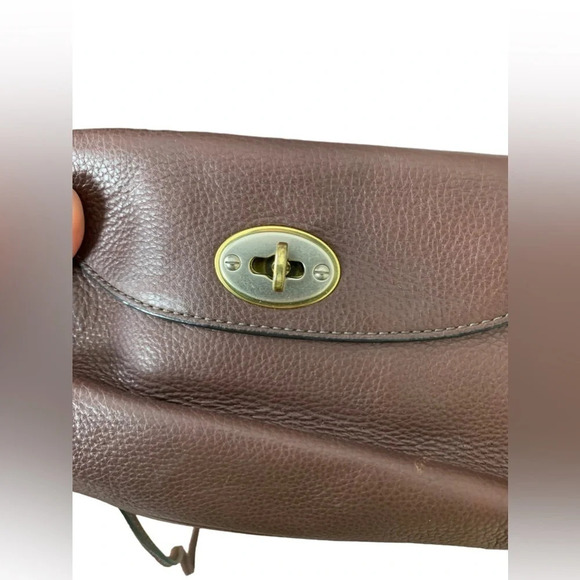 Fossil • Brown Monica Pebble Leather Crossbody - Picture 4 of 16